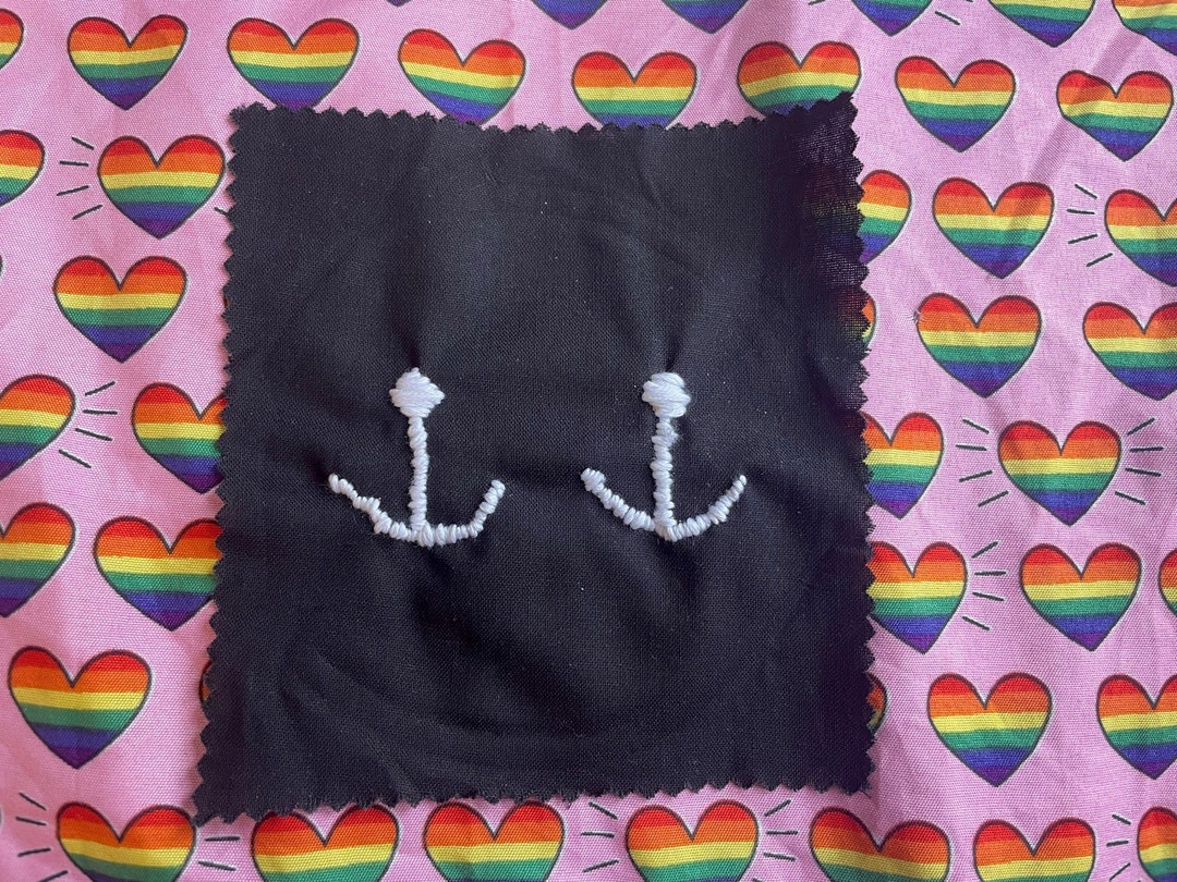 Trans Body Positivity tanchor Style Top Surgery Scars Patch Etsy