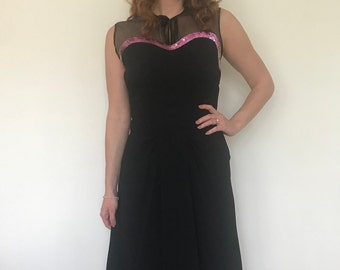 1940s sequined Little Black Dress