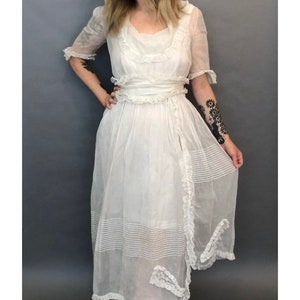 Fairytale 1910s Wedding Dress image 6