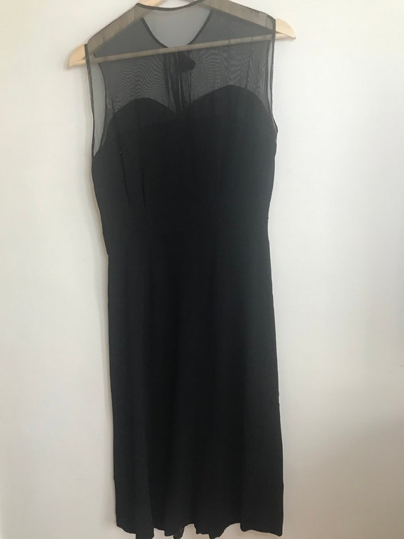 1940s sequined Little Black Dress - image 6