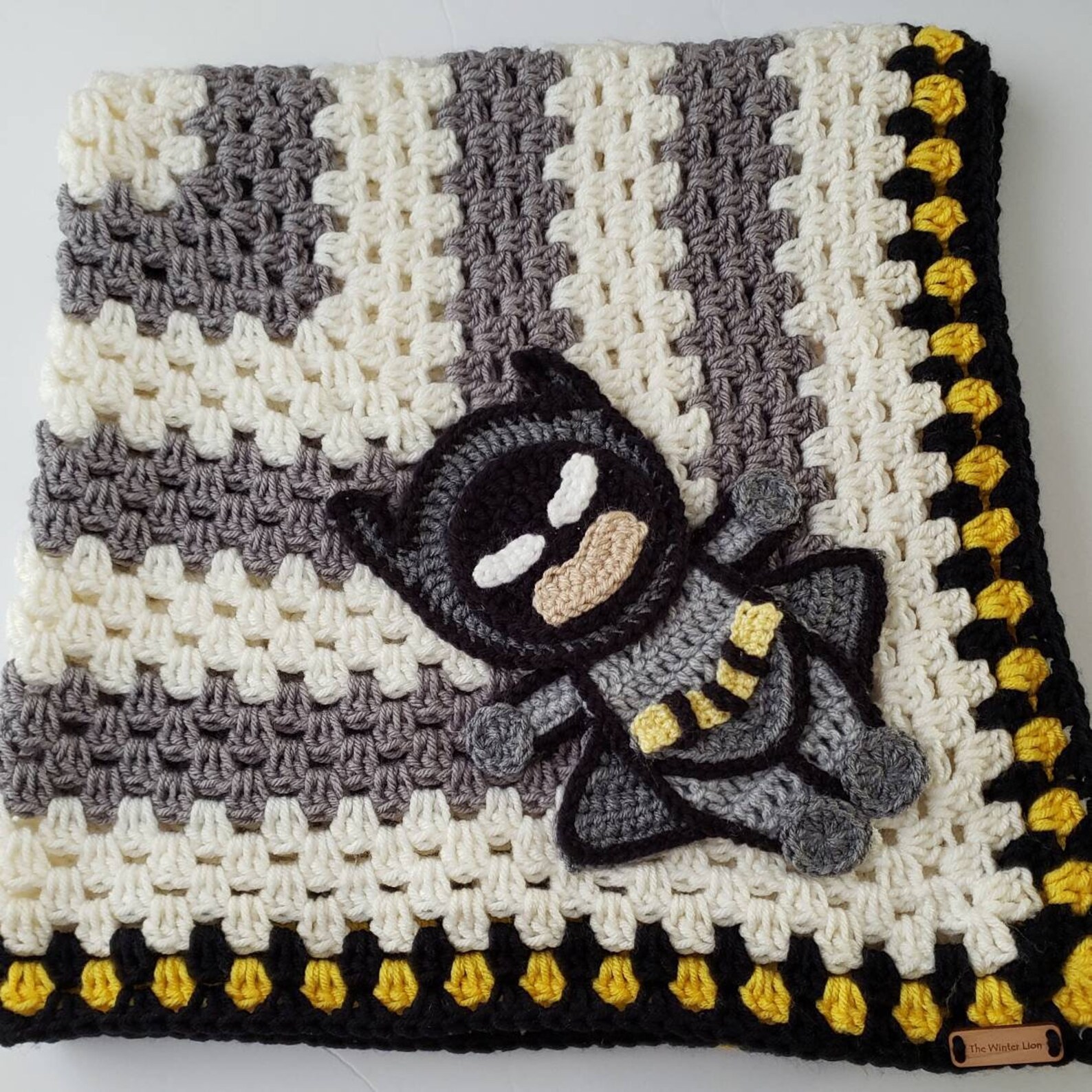 Superhero baby blanket Batman blanket Batman baby blanket Etsy