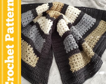 Snuggle Up Baby Blanket Crochet Pattern: Textured Gender Neutral Design (PDF Pattern)