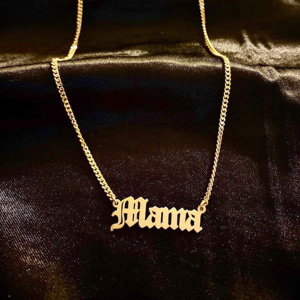 Mama Necklace Etsy