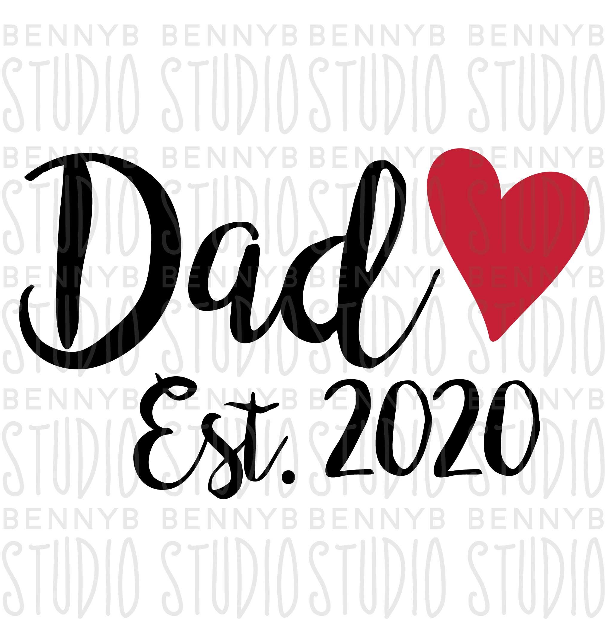 Download Father's Day svg Dad est 2020 svg Dad svg Dad mug svg | Etsy