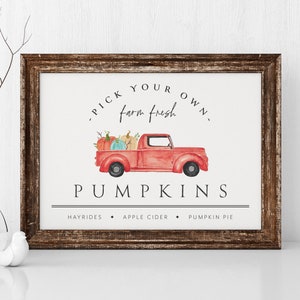 Watercolor Pumpkin Printable Art, Halloween Art Print, Fall Printable Art, Thanksgiving Decor, Fall Wall Art, Printable Wall Art, Rustic Art image 1