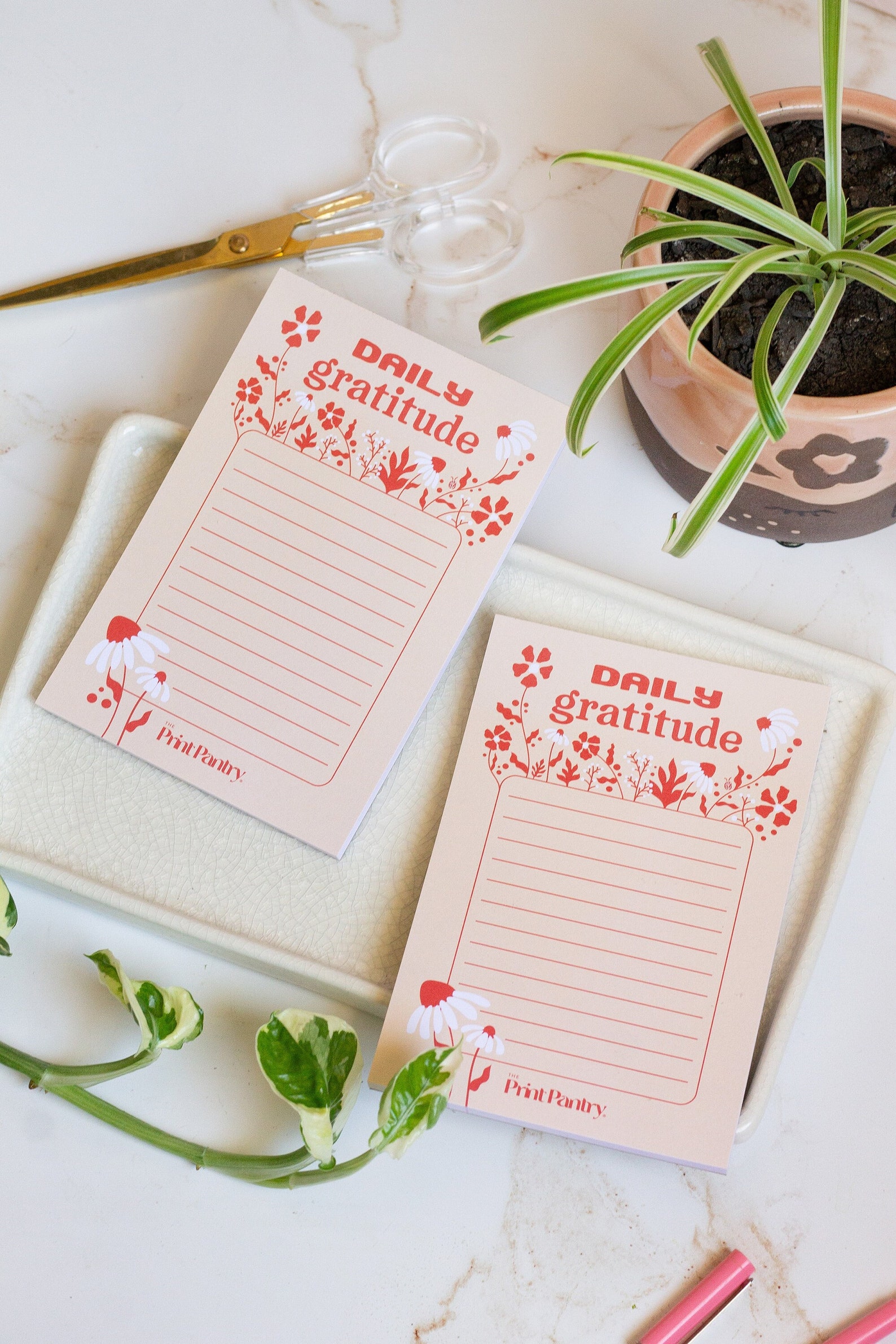 Daily Gratitude Notepad, Gratitude Journal, Gratitude List, Self Care ...