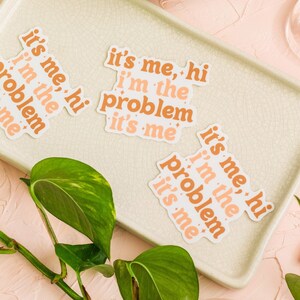Im the Problem Sticker, Weatherproof Vinyl Sticker, Laptop Sticker image 3