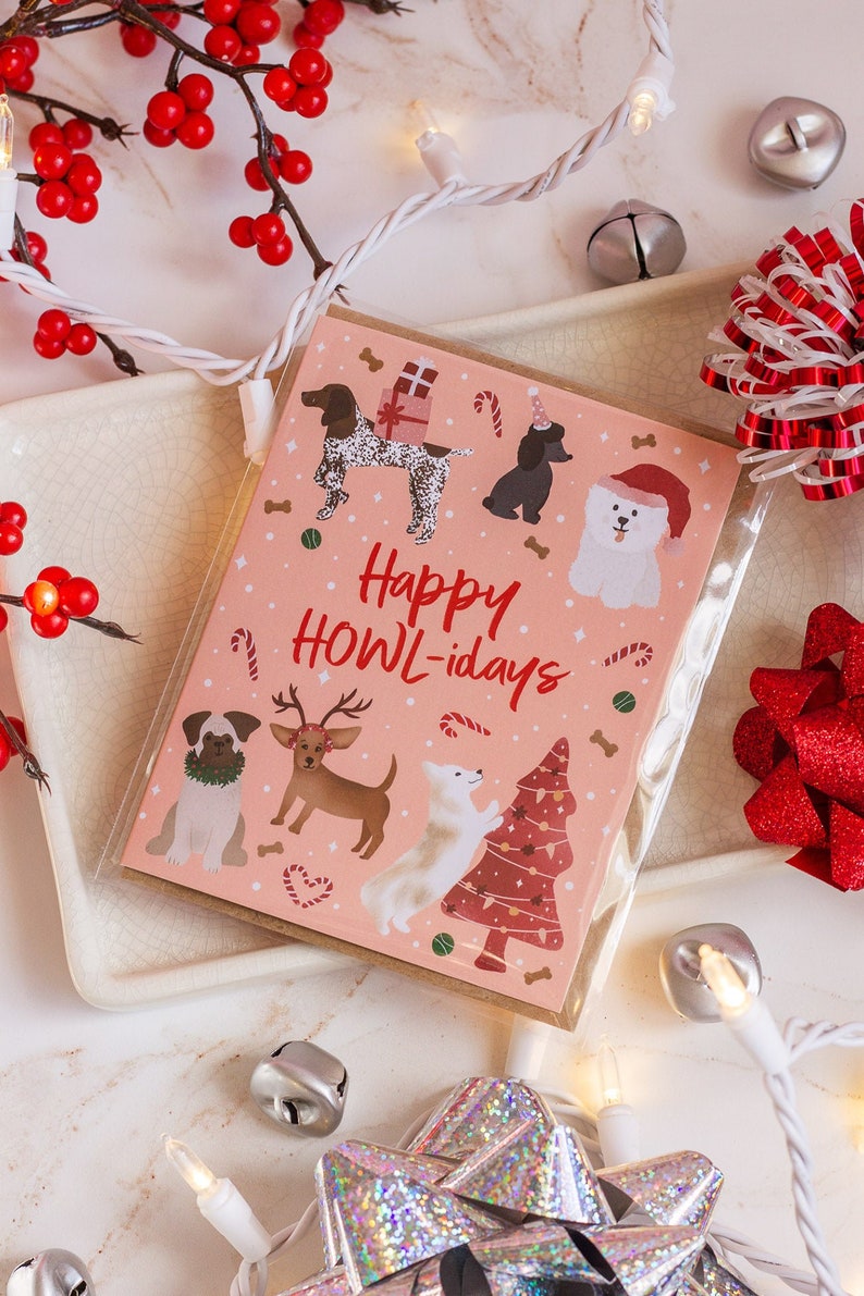 Dog Lover Christmas Card
