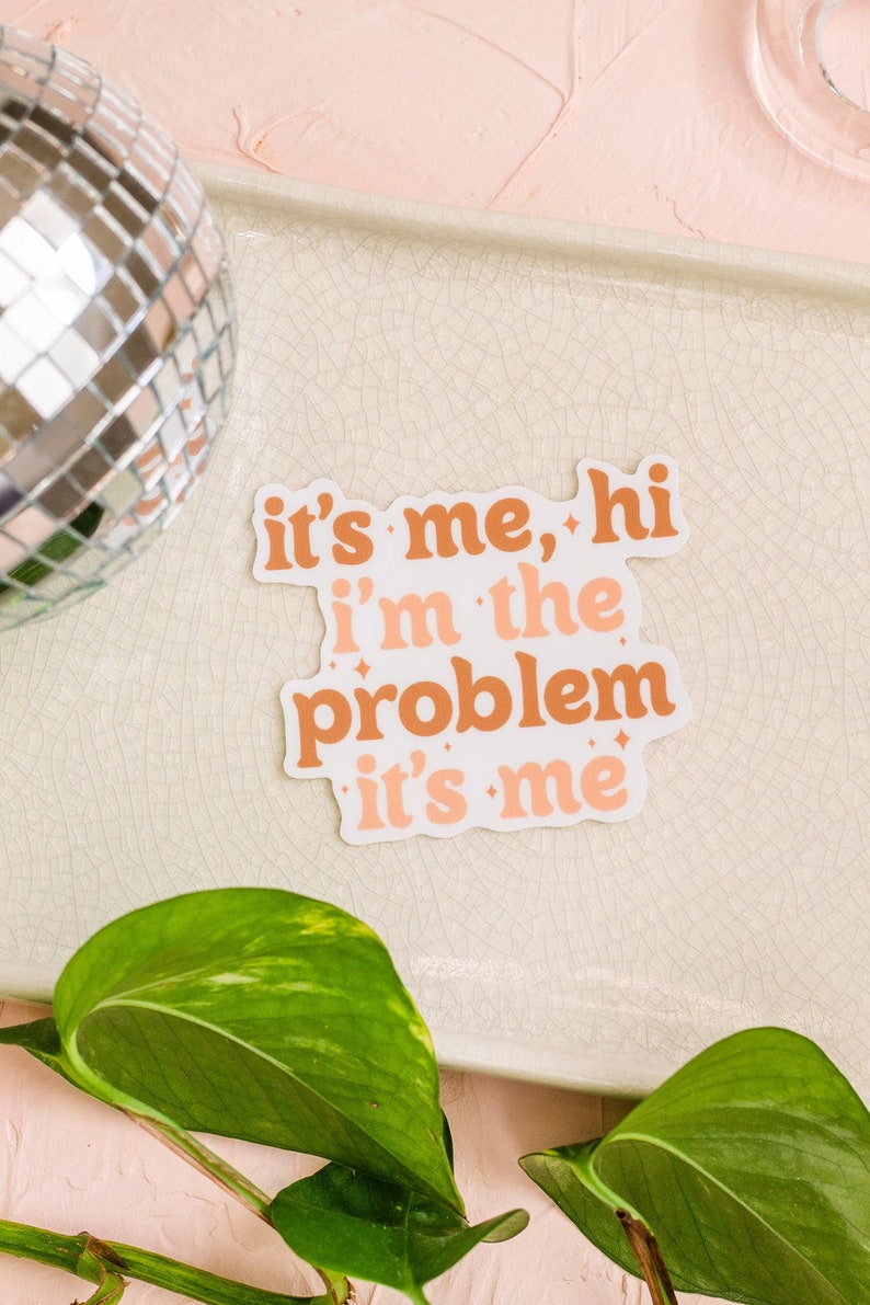 Im the Problem Sticker, Weatherproof Vinyl Sticker, Laptop Sticker image 5
