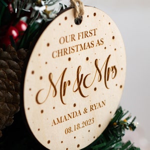 Wedding Gift Christmas Ornament