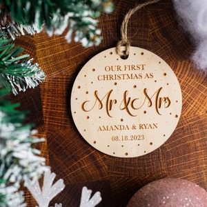 Personalized Marriage Ornament