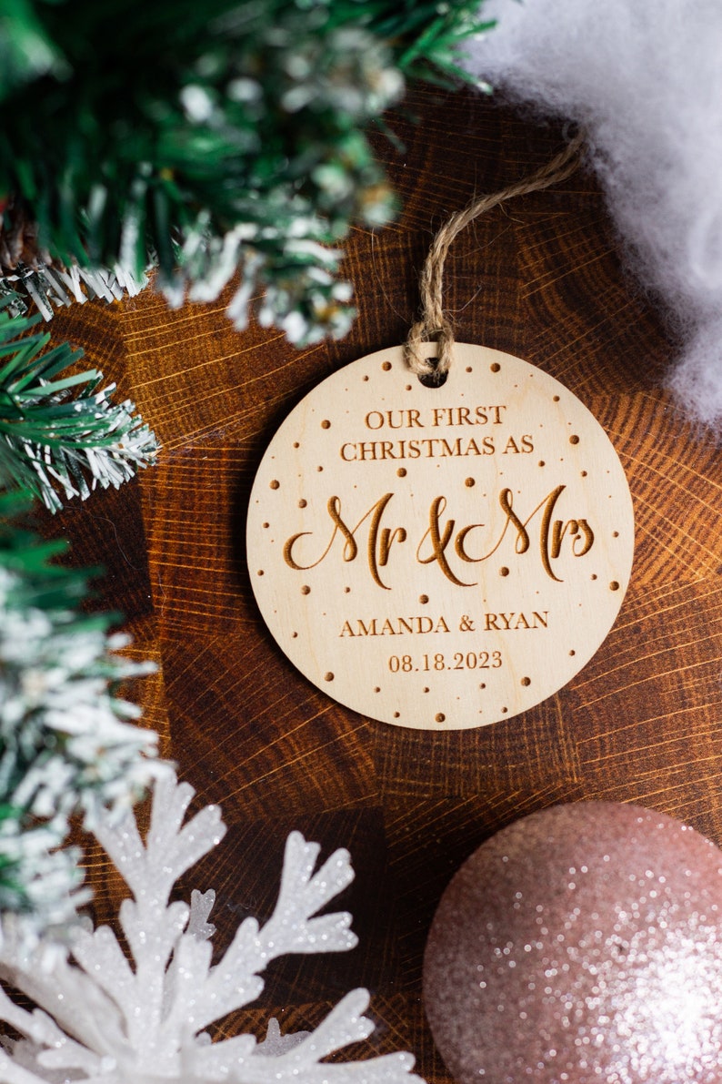 Personalized Marriage Ornament