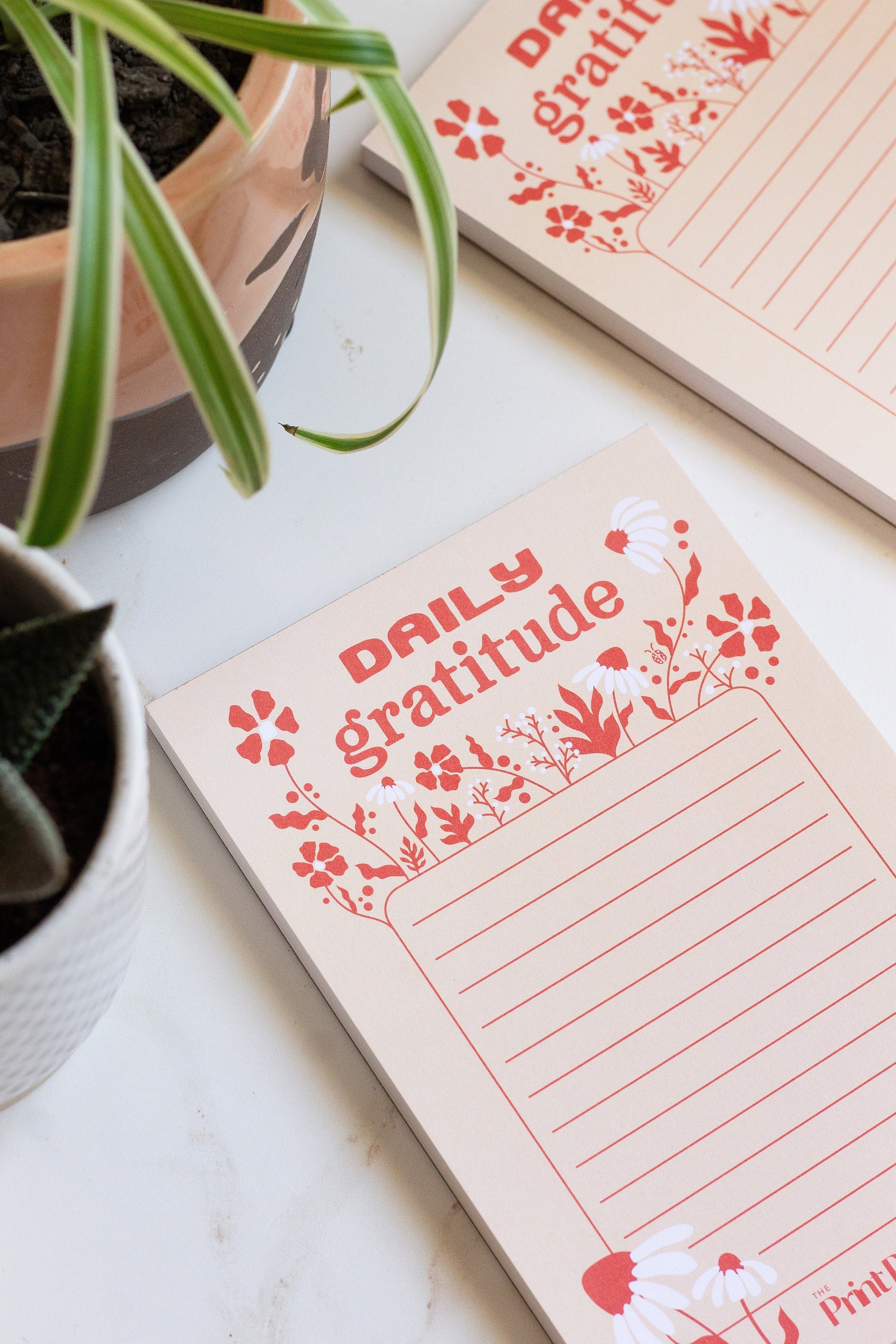 Daily Gratitude Notepad, Gratitude Journal, Gratitude List, Self Care ...
