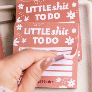 Shit To Do Notepad Bundle, Floral Notepads, Shit List Notepads, Coworker Gifts, Work To Do List, Work Organization Notepad, Funny Notepads image 4