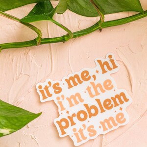 Im the Problem Sticker, Weatherproof Vinyl Sticker, Laptop Sticker image 4