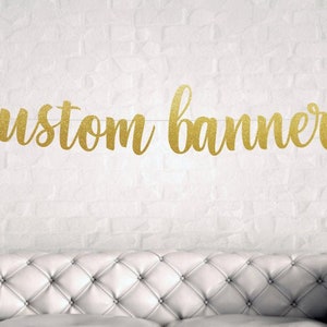 DIY Custom Glitter Banner: Personalized Party Decoration