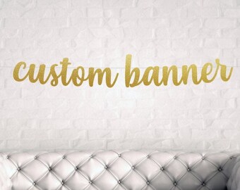 Custom Letter Banner Etsy