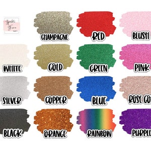 Puede incluir: Una tabla de 16 colores de purpurina diferentes, incluyendo champ&aacute;n, rojo, rubor, blanco, oro, verde, rosa, plata, cobre, azul, oro rosa, negro, naranja, arco&iacute;ris y morado.