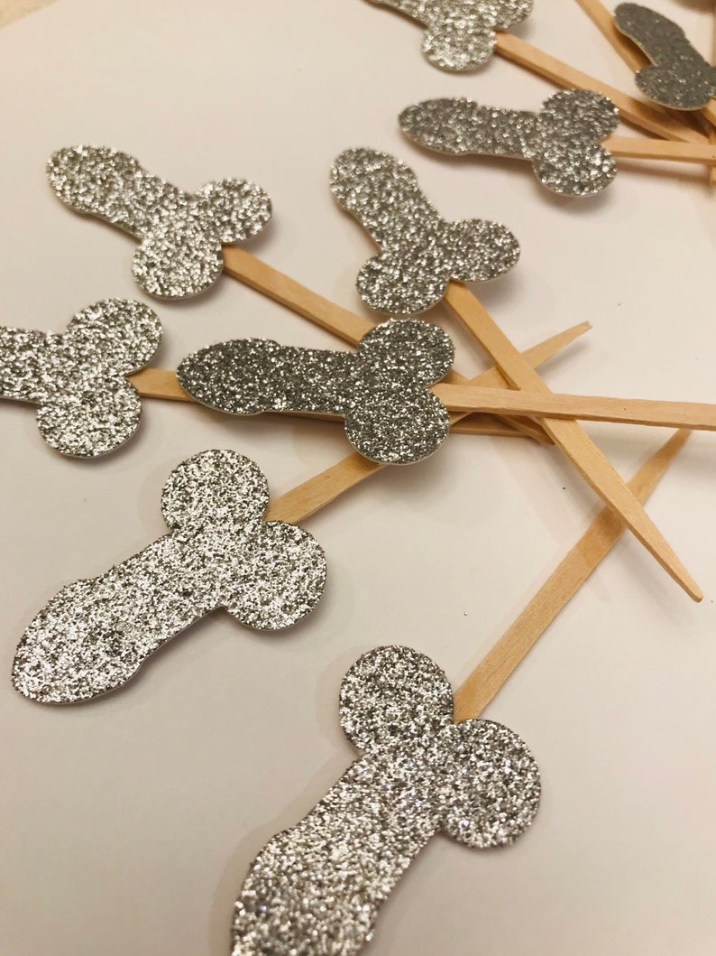 Penis Cupcake Toppers Bachelorette Toppers Bridal Shower - Etsy