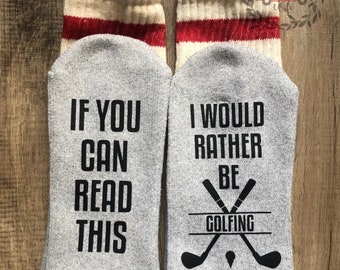 I would rather be Golfing • Socks