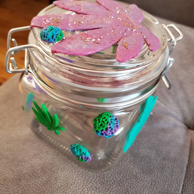 Vintage handmade Secret Stash jar Etsy