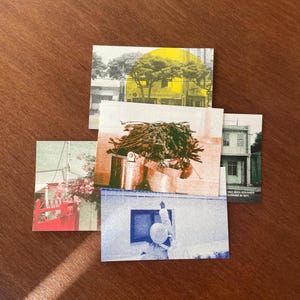 Wydruk Risograph - miesięczne pocztówki · Zestaw Jeju Signature (5 sztuk)