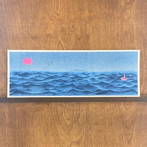Stampa Risograph - Mare Blu