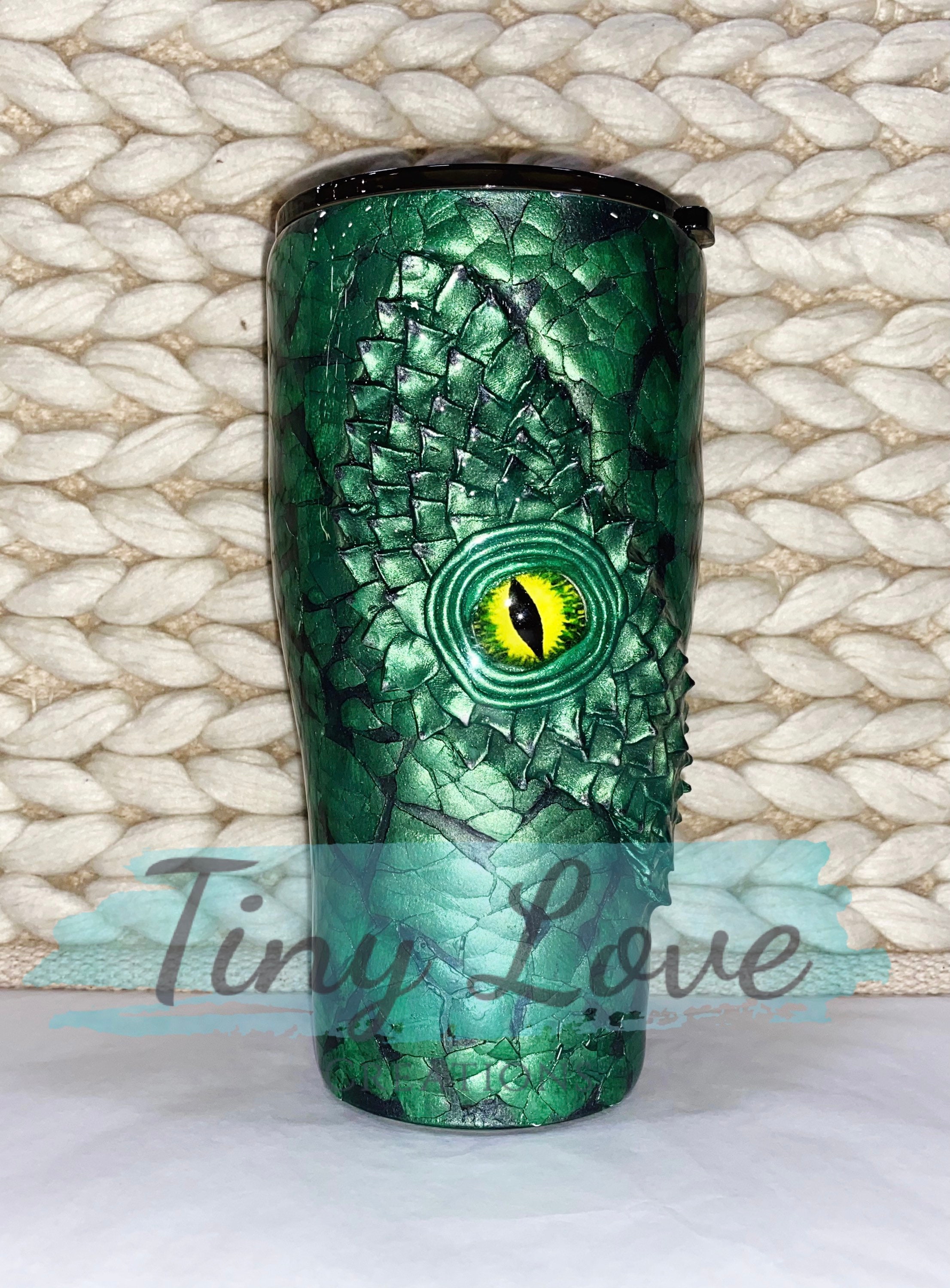 Dragon Tumbler 3D Tumbler Dragon Scales Dragon Eye Custom Etsy