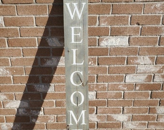 Welcome -ish  depending on who you are Front door sign