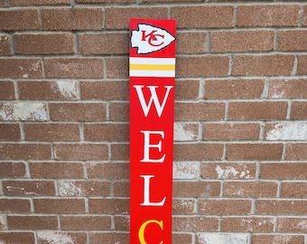 Kansas City Chiefs Welcome sign