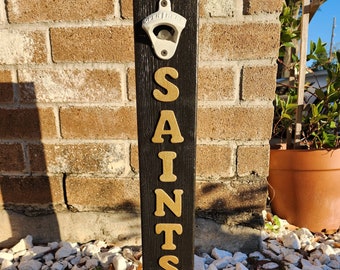 New Orleans Saints Bottle Opener
