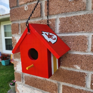 Kansas City Chiefs Birdhouse