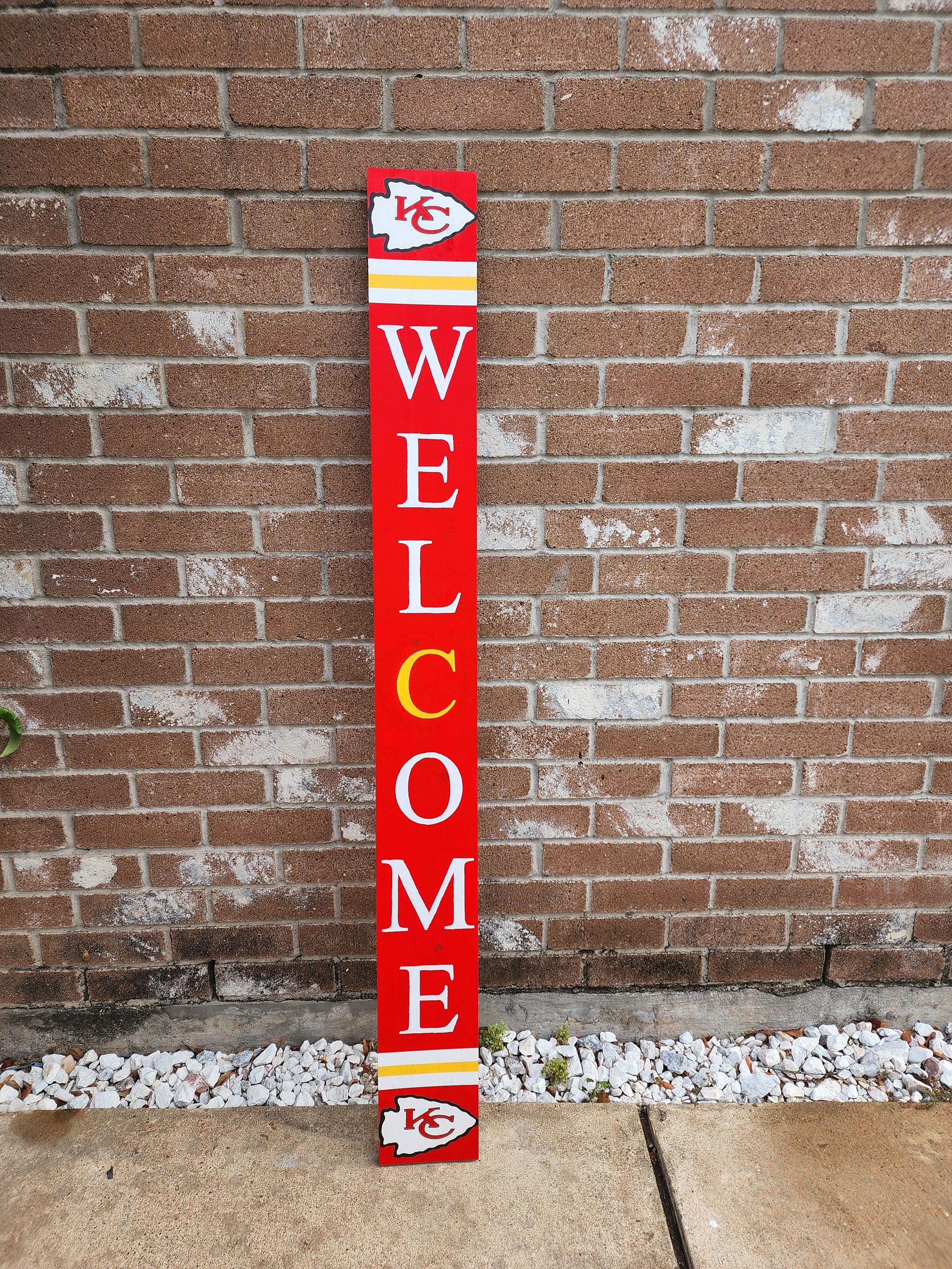 Kansas City Chiefs Welcome Sign - Etsy