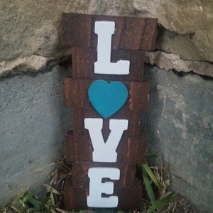 LOVE wooden sign