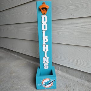 Miami Dolphins Bottle Opener