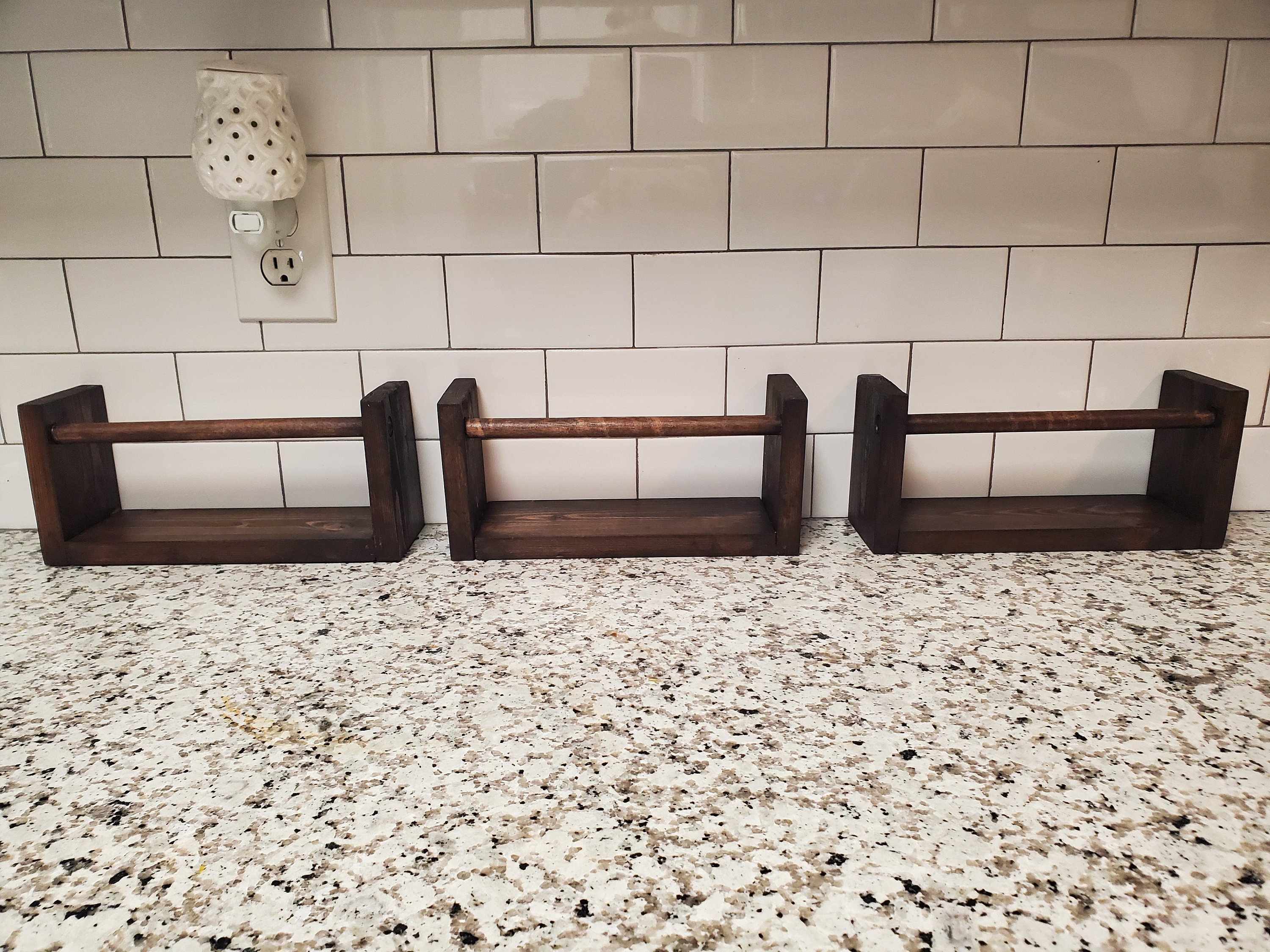 Bathroom Shelves Set of 3 Etsy
