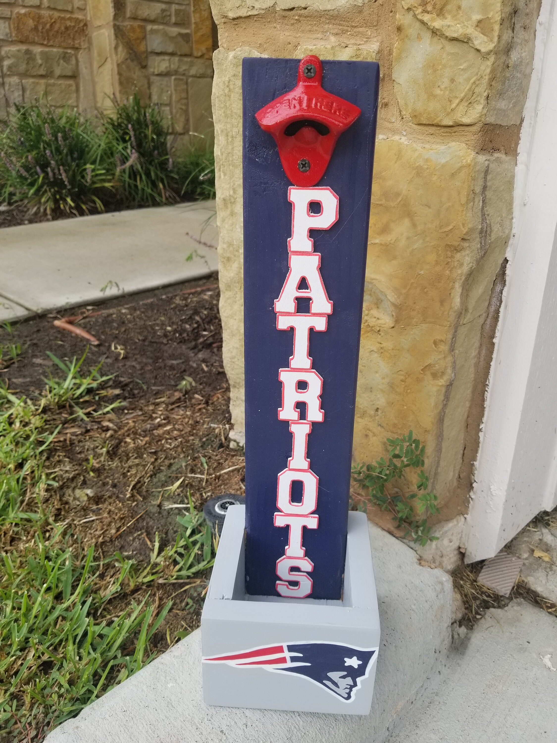 Statua Mascotte New England Patriots – Decorazione Da Interno/esterno, 30 Cm