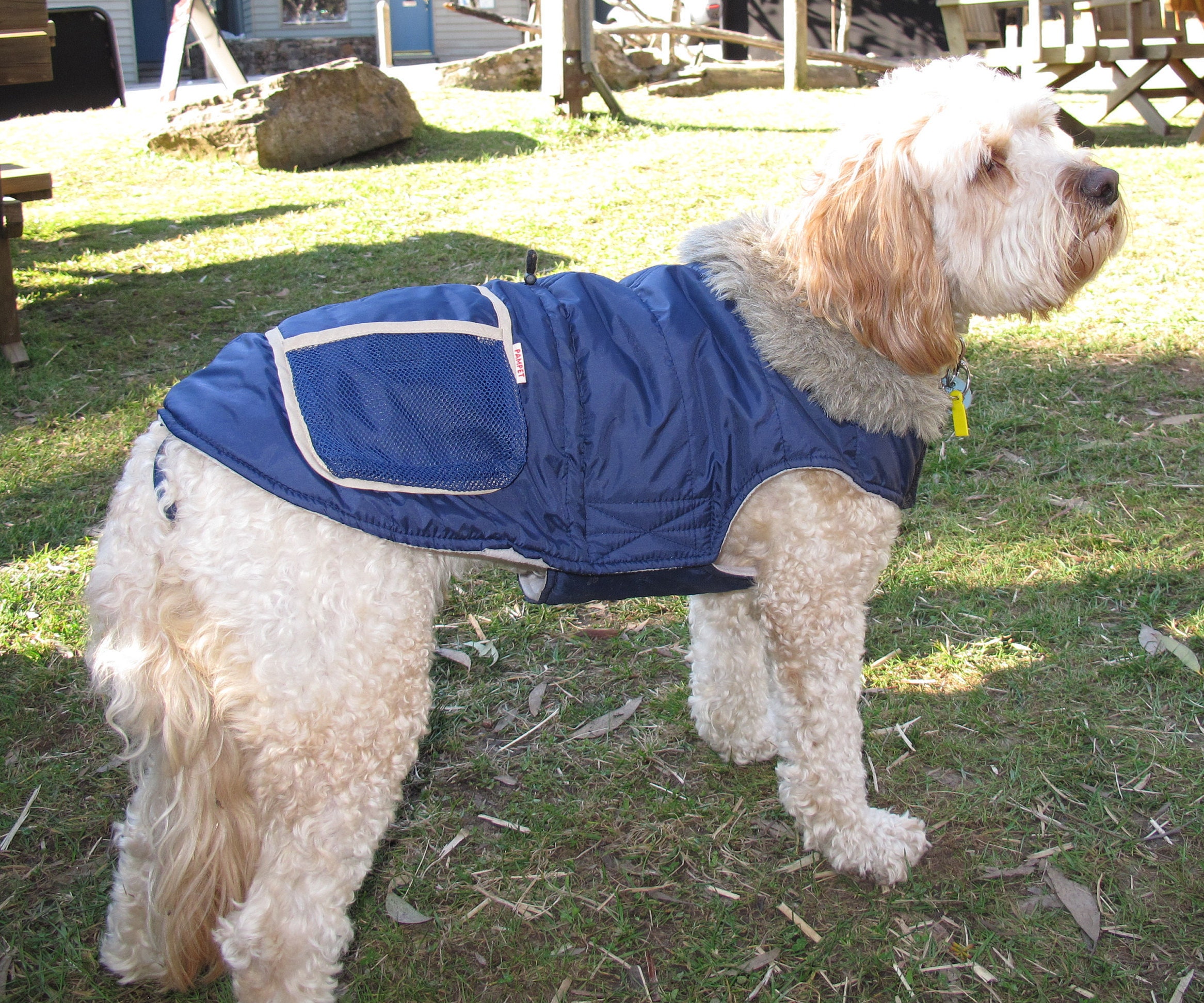 Waterproof Hunting Dog Coat With Fleece Lining and Faux Fur Etsy UK