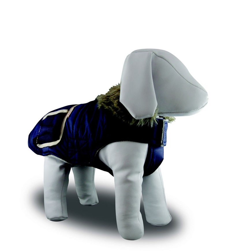 Waterproof Hunting Dog Coat With Fleece Lining and Faux Fur Etsy