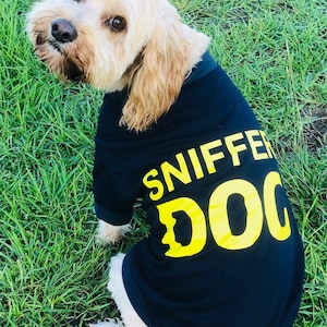 Navy blue top dog shirt