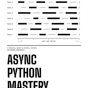 Async Python Mastery eBook PDF | FastAPI asyncio Guide | Coding Tutorial Programming Book | Digital Download