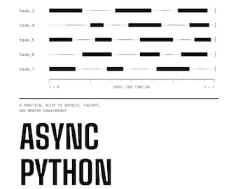 Async Python Mastery eBook PDF | FastAPI asyncio Guide | Coding Tutorial Programming Book | Digital Download