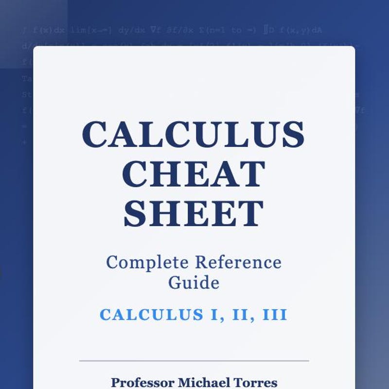 Calculus - Etsy