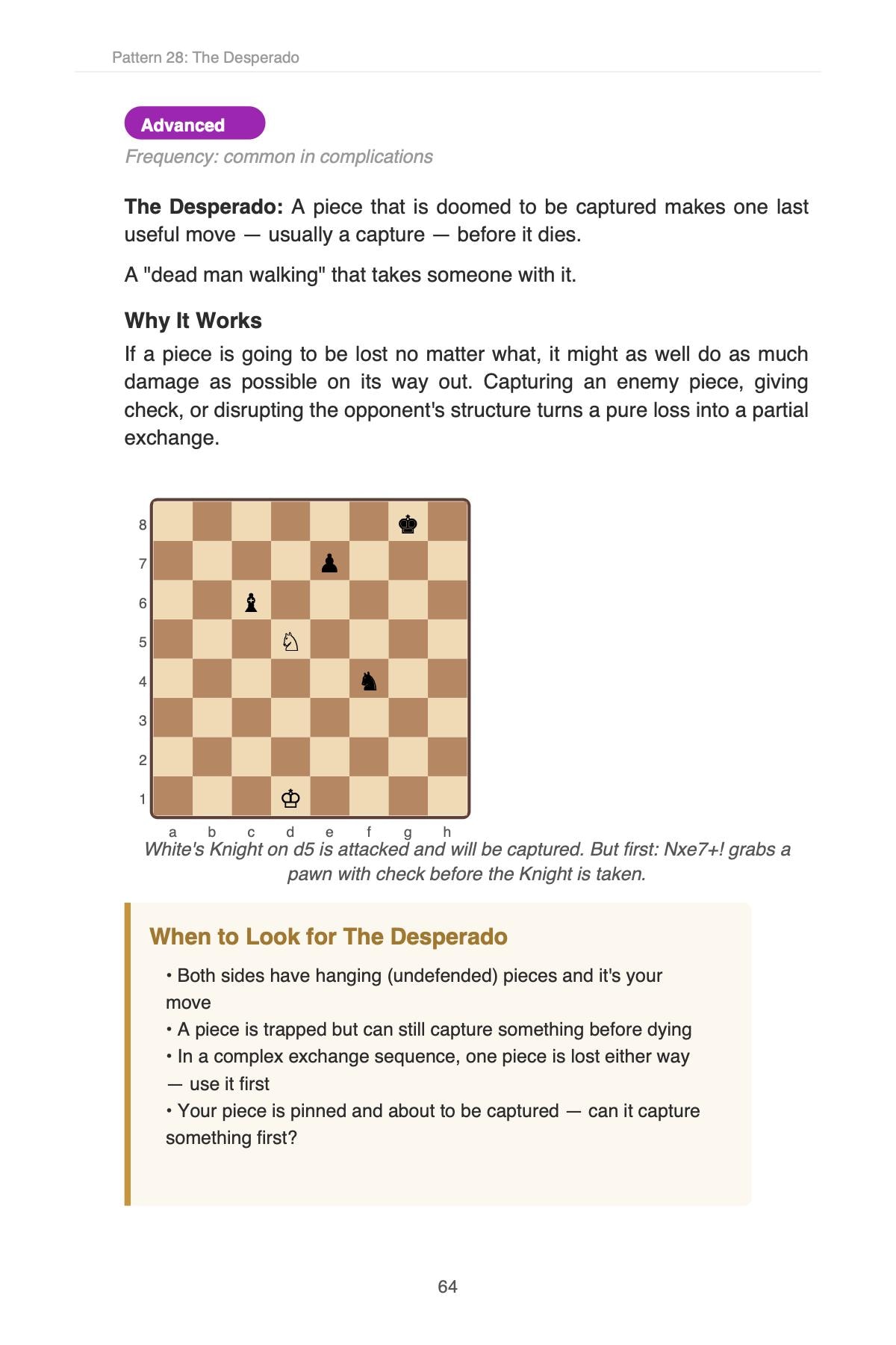 Chess Tactics Pattern Recognition Guide | 50 Tactical Patterns Ebook ...