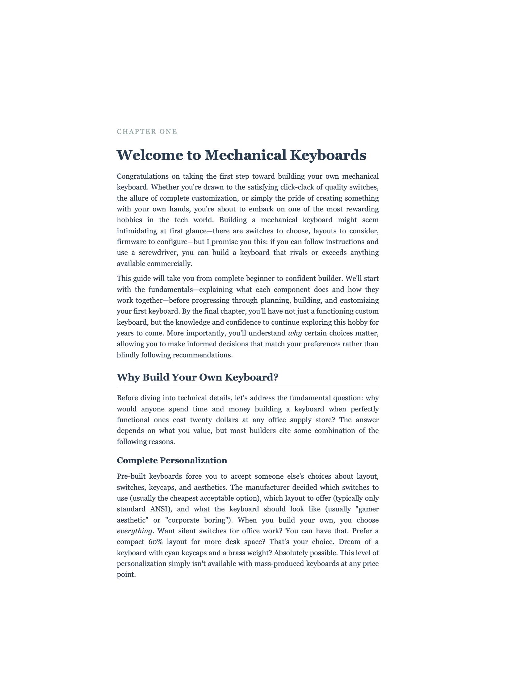 Keyboard Building Guide Mechanical Keyboard Building Guide PDF | 152 Page Ebook | Custom ...