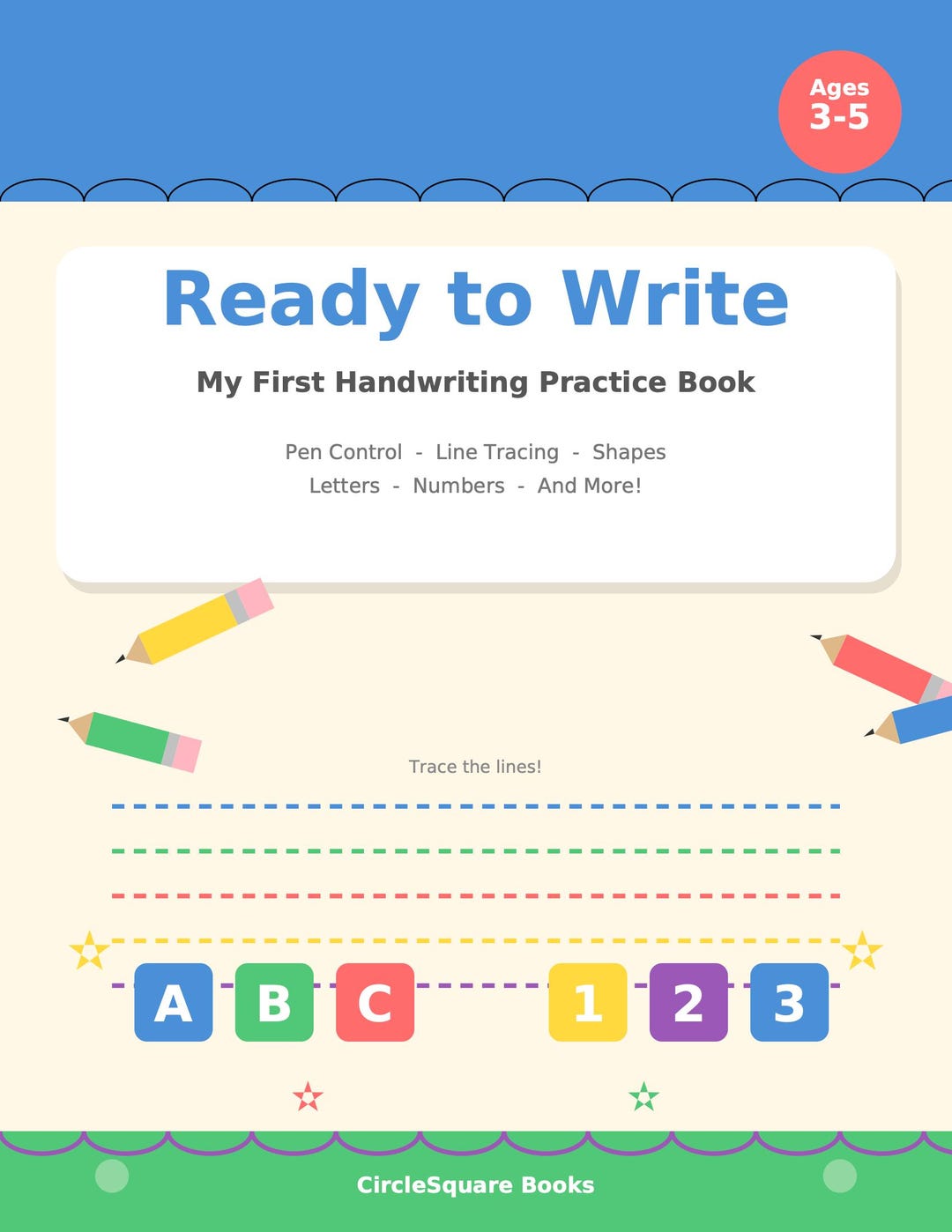 Learn to Write Workbook | Handwriting Practice Book for Kids | Pen ...