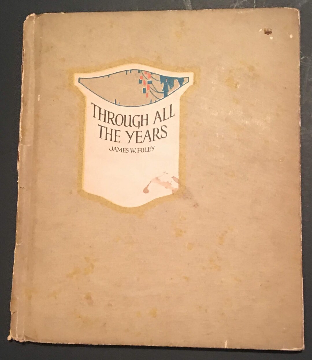 Through All the Years Poetry Book by James W Foley - Etsy