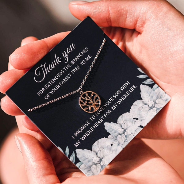 Tree of Life Necklace | Mother of the Groom Gift | Sterling Silver