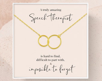 Speech Therapist Gift | Gift for Speech Pathologist | SLP Gift | Speech Therapy | A Truly Amazing Speech Therapist Gift Necklace