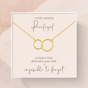 Paralegal Gift | Gift for Paralegal Necklace | A Truly Amazing Paralegal Appreciation Gift